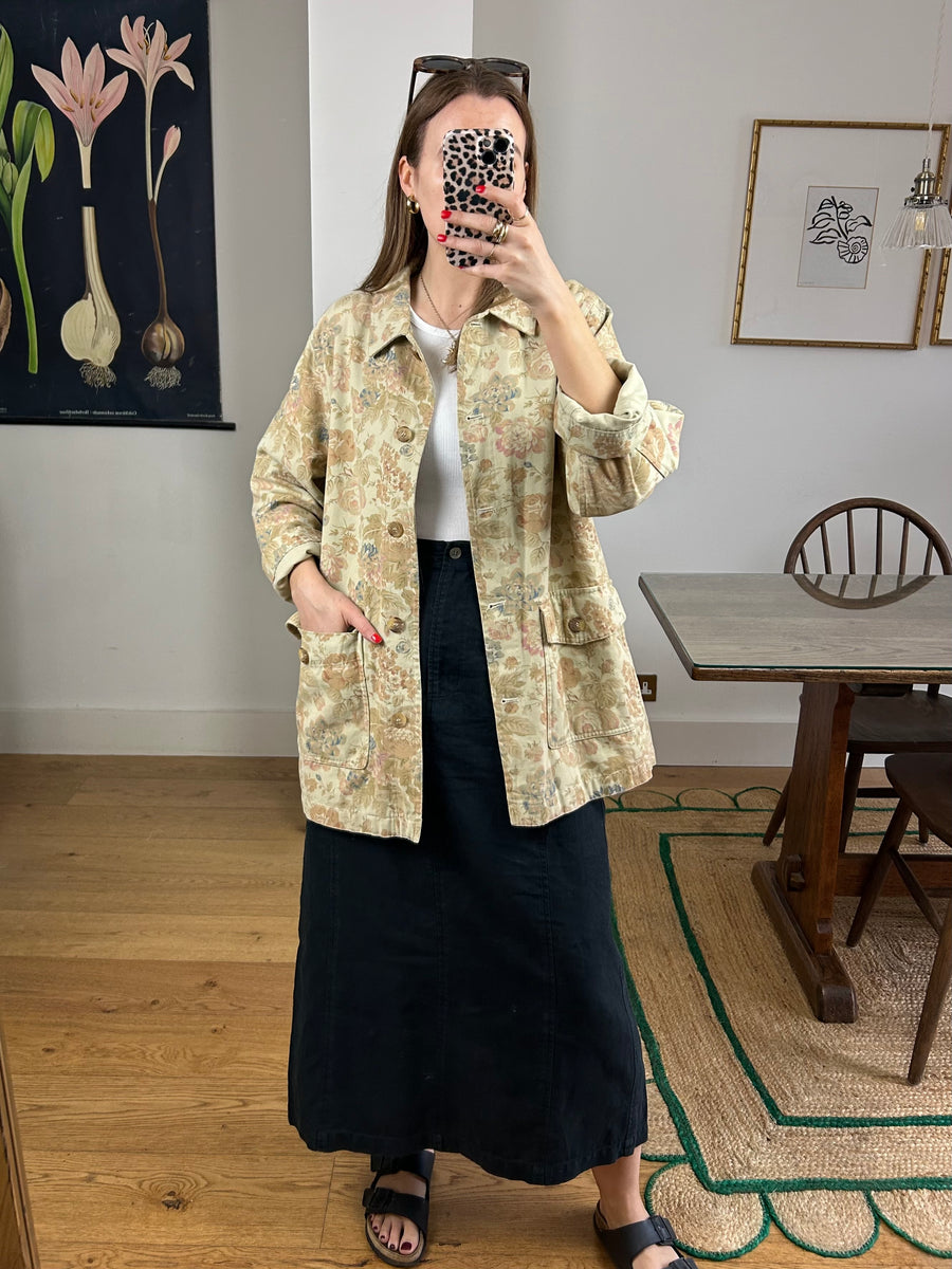 Floral Chore Jacket - L