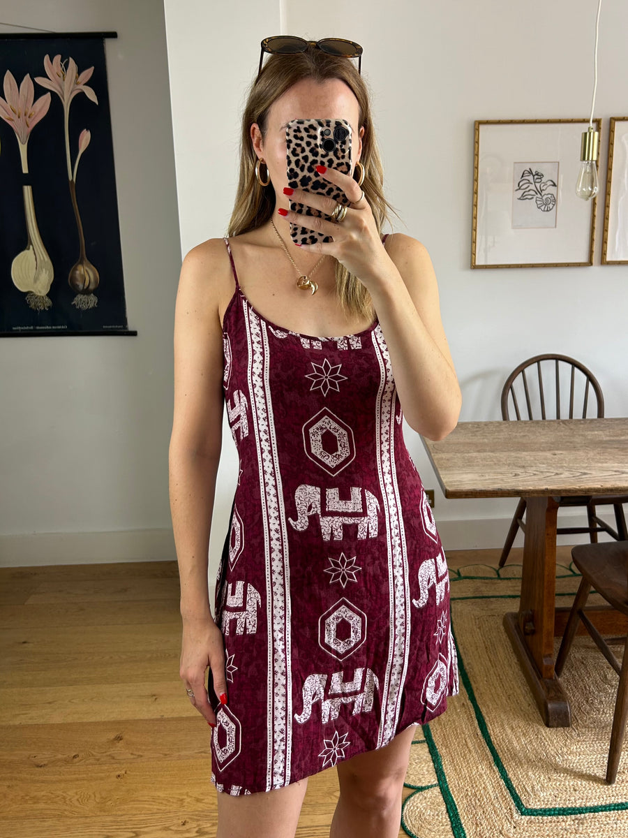 Boho Mini Dress - UK 12