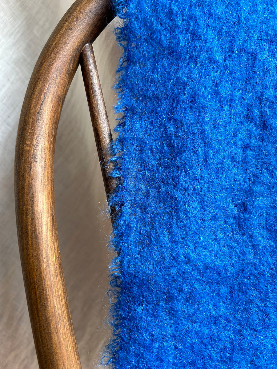 Blue Mohair Scarf