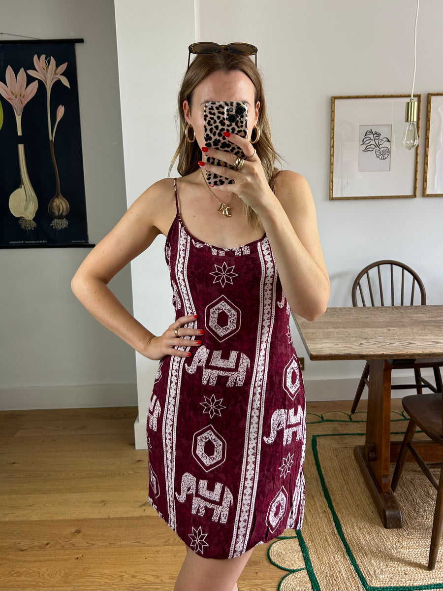 Boho Mini Dress - UK 12