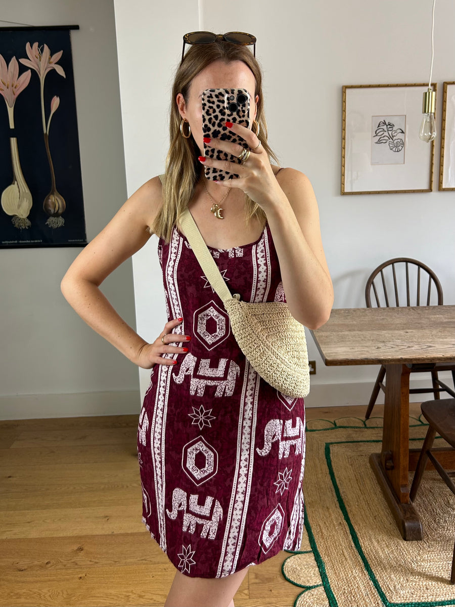 Boho Mini Dress - UK 12