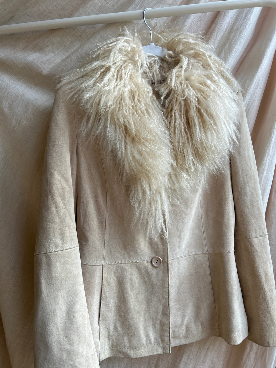 Mongolian Fur Blazer - S