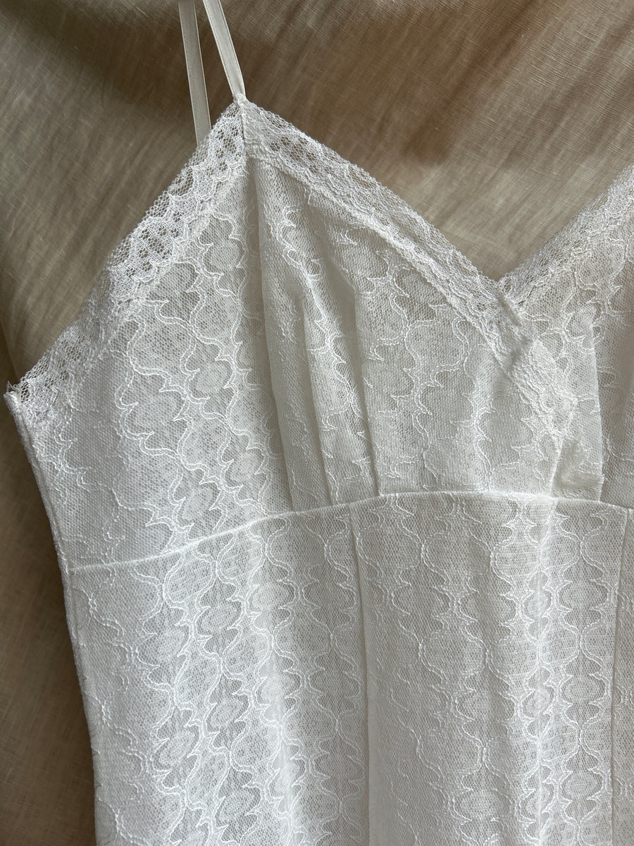 White Lace Dress - UK 12