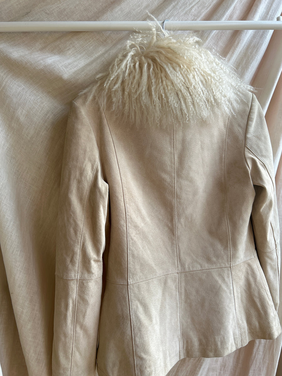 Mongolian Fur Blazer - S